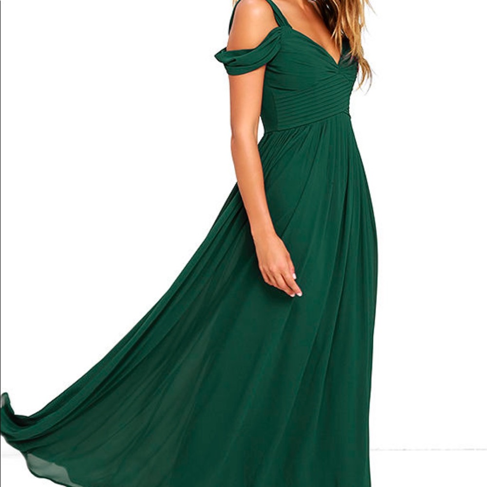 Forest Green Maxi Dress